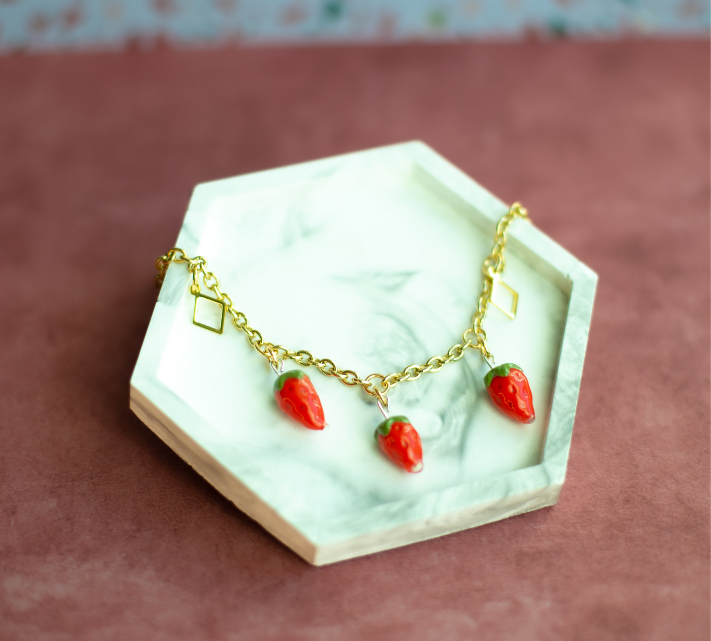 Strawberry | Charms and Dine Bracelets