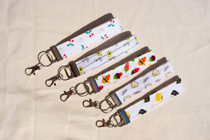 Handmade Key Fob Wristlet Keychain